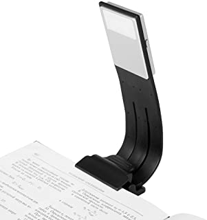 Ayotu Clip-on LED Luz de Lectura lampara de luz Flexible de Brazo E-Reader Recargable de Luz Natural con USB Recargable- 4 Modos de Intensidad- Tono de Luz- Clip de Mesa Desmontable(White Light)
