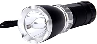 Lonshell Portatil Linterna-3W 2200 Lumenes Cree XM-L LED Flash Alto Voltaje Luz De Antorcha Zoom Perfecta Para Ciclismo-Camping- Montanismo(Baterias No Incluidas) (Blanco)